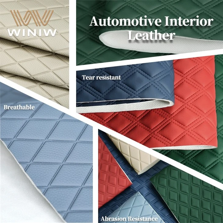PVC Microfiber Leather – Stain Resistant Synthetic Leather For Automotive Seating suppliers