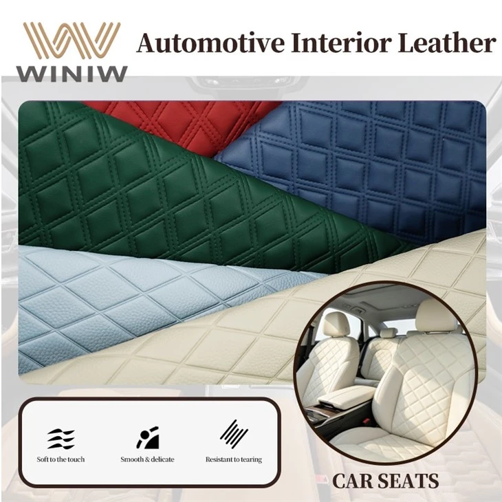 PVC Microfiber Leather – Stain Resistant Synthetic Leather For Automotive Seating high quality